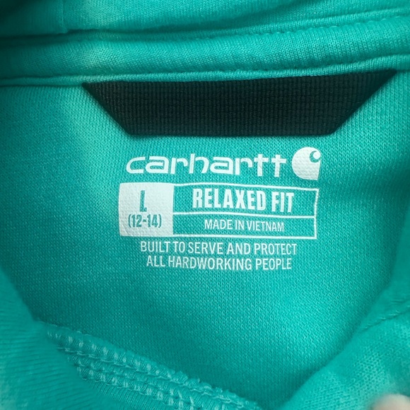 Carhartt Aqua Sweatshirt with Logo - Picture 3 of 4